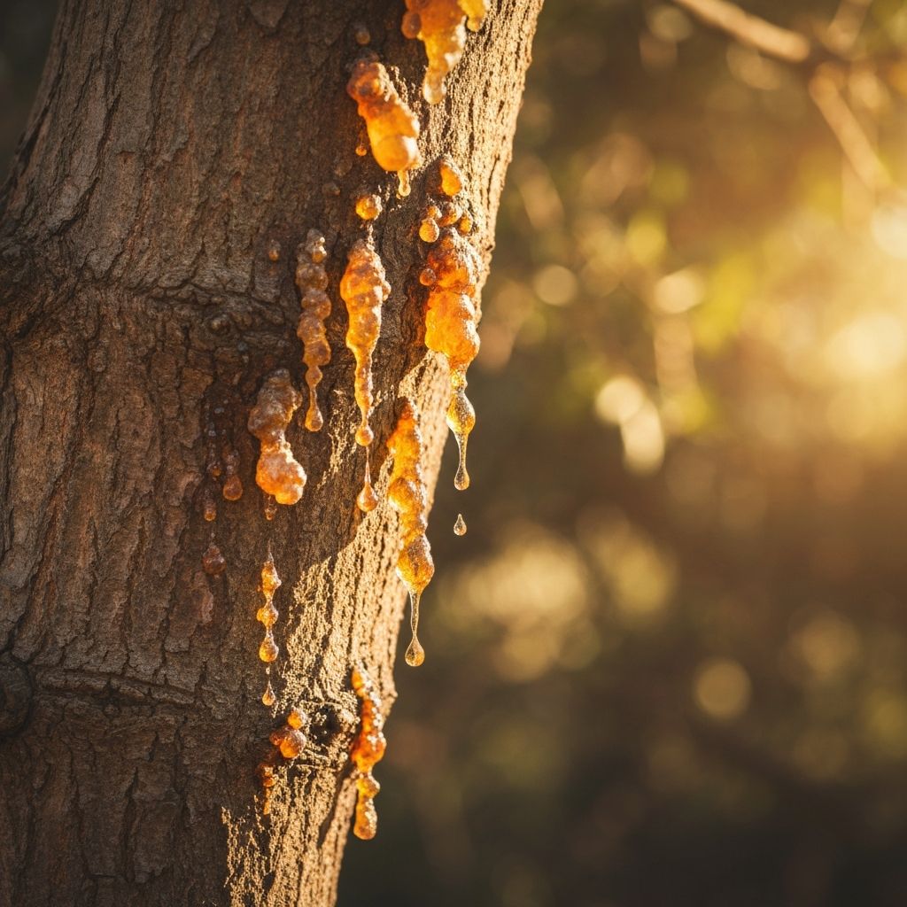Boswellia serrata resin collection