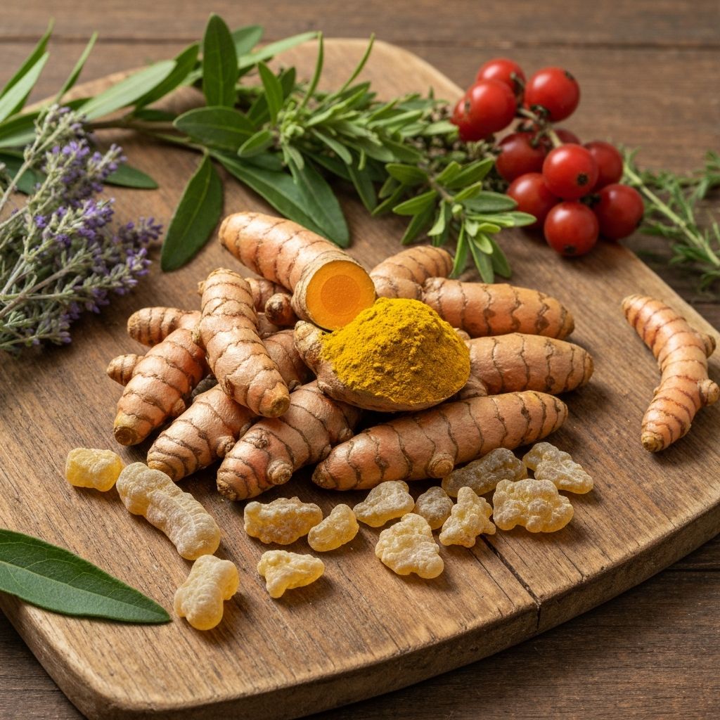 Combined rhizome and resin blend